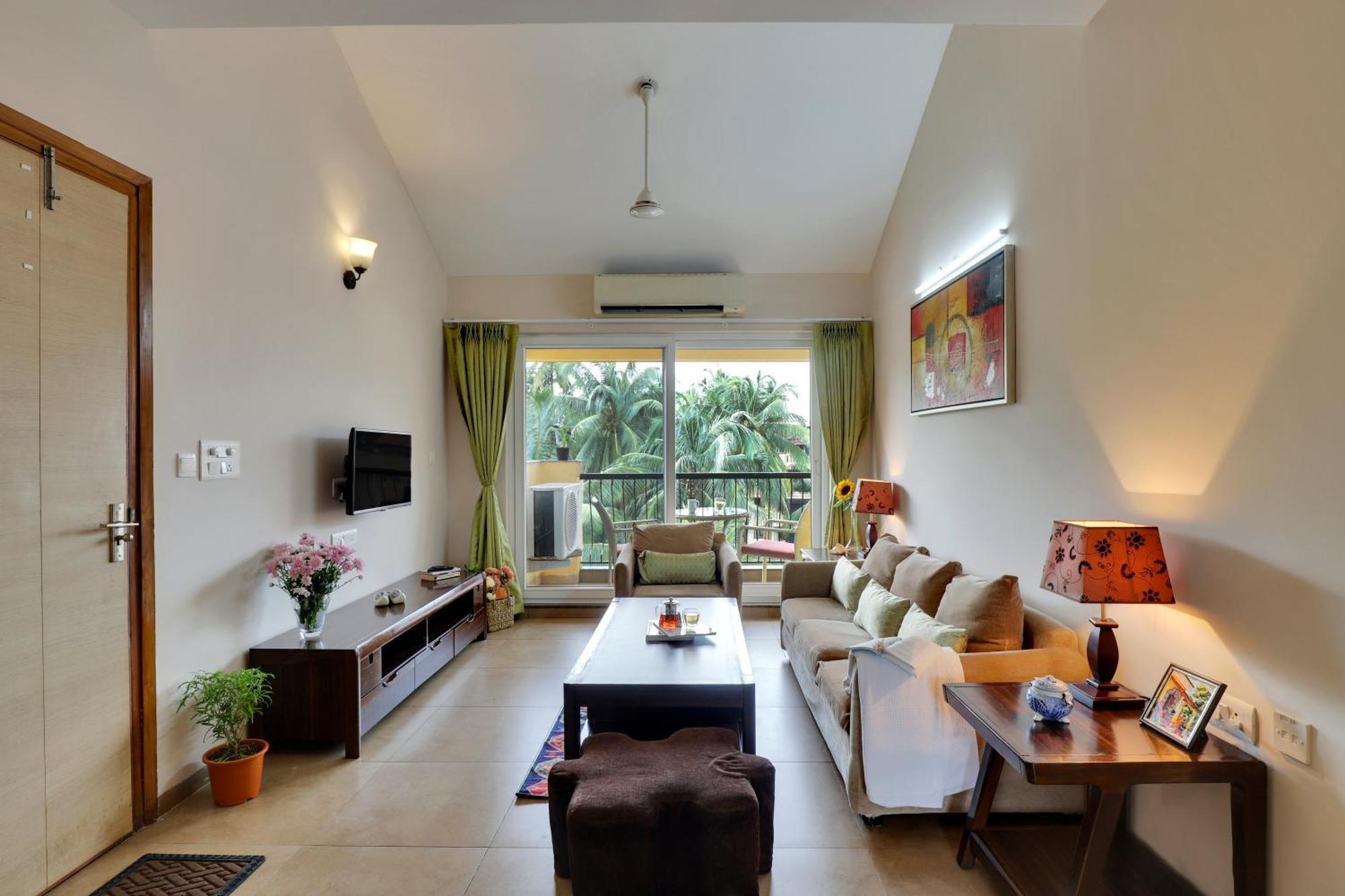 Veera Strand Park Serviced Apartments Near Calangute Bagian luar foto
