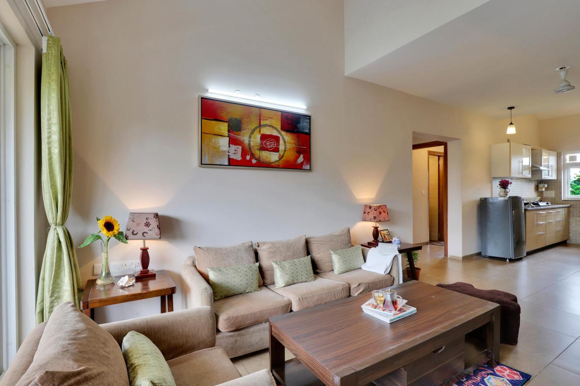 Veera Strand Park Serviced Apartments Near Calangute Bagian luar foto