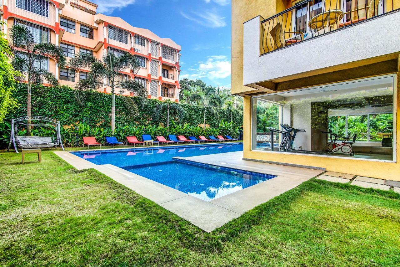 Veera Strand Park Serviced Apartments Near Calangute Bagian luar foto